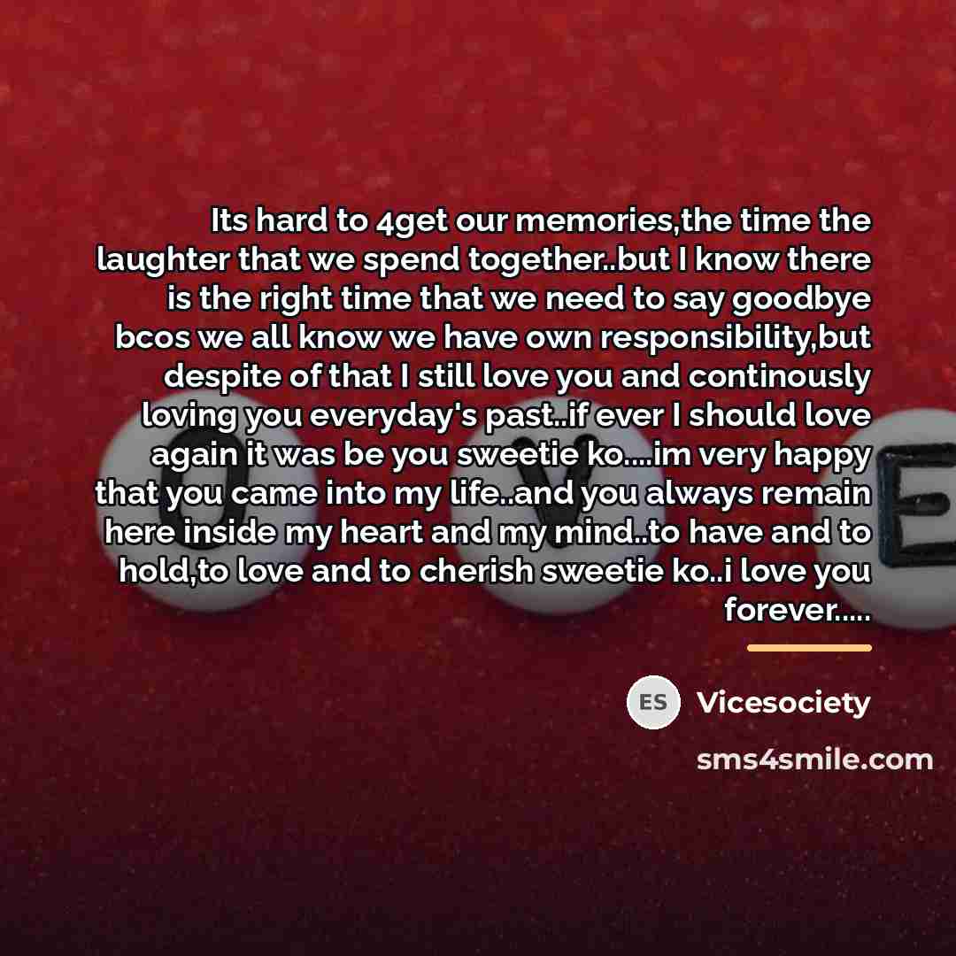 “Its hard to 4get our memories,the time the laughter that…” quote by Vicesociety