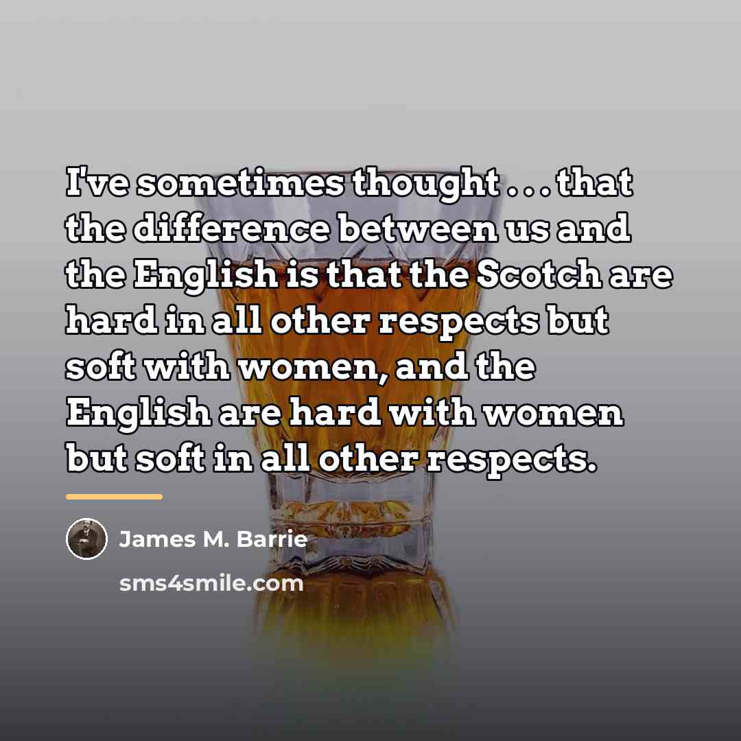 “I've sometimes thought . . . that the difference between…” quote by James M. Barrie