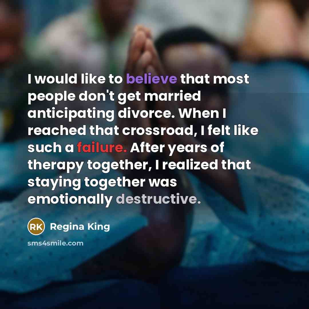 “I would like to believe that most people don't get…” quote by Regina King