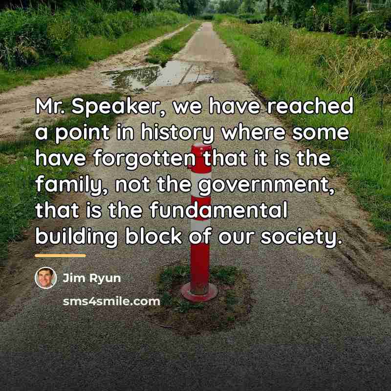 “Mr. Speaker, we have reached a point in history where…” quote by Jim Ryun