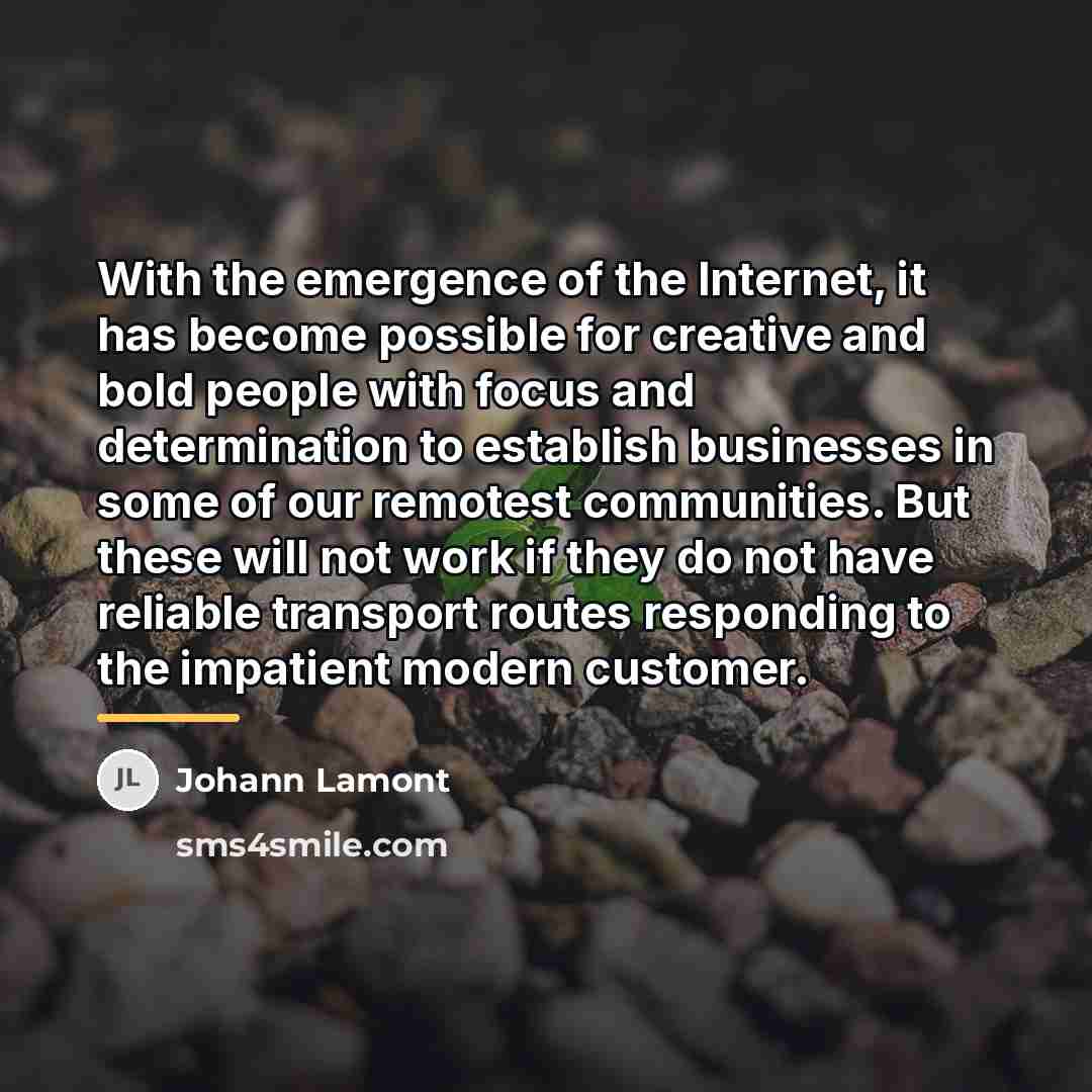 “With the emergence of the Internet, it has become possible…” quote by Johann Lamont