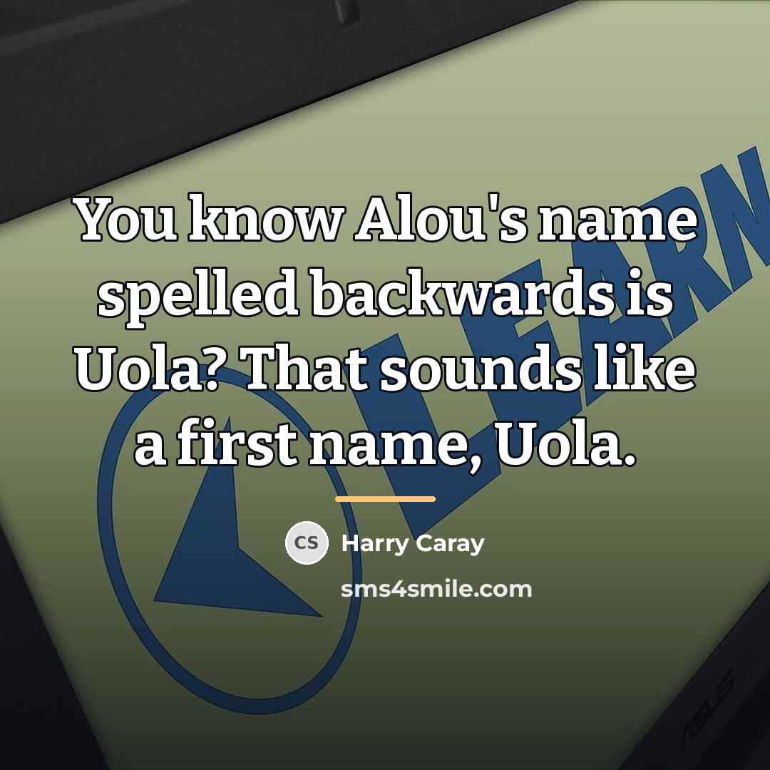 “You know Alou's name spelled backwards is Uola? That sounds…” quote by Harry Caray
