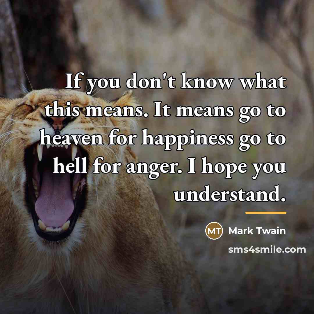 “If you don't know what this means. It means go…” quote by Mark Twain