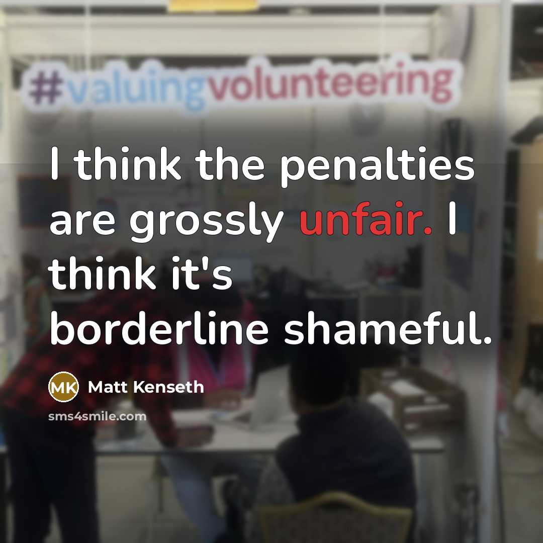 “I think the penalties are grossly unfair. I think it's…” quote by Matt Kenseth