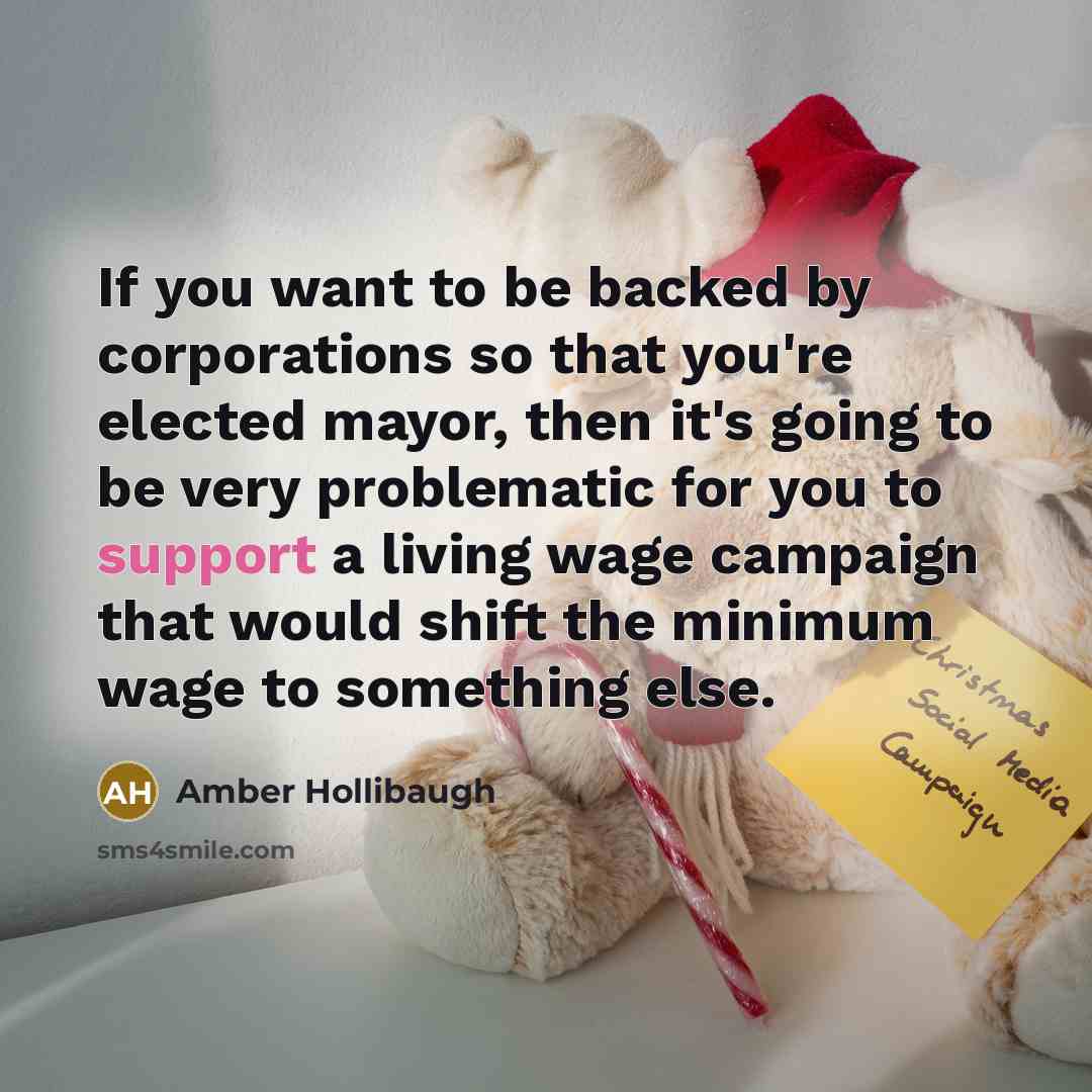 “If you want to be backed by corporations so that…” quote by Amber Hollibaugh