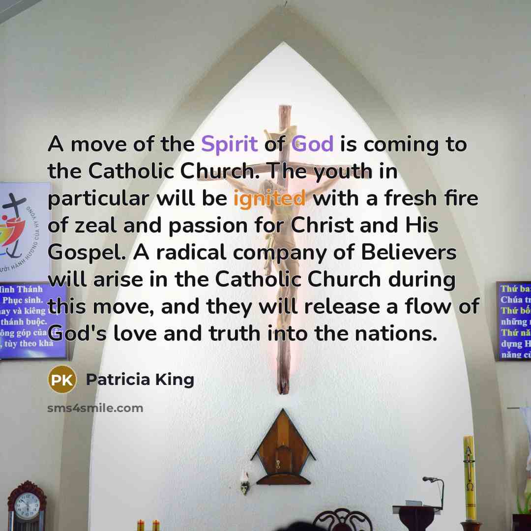 “A move of the Spirit of God is coming to…” quote by Patricia King