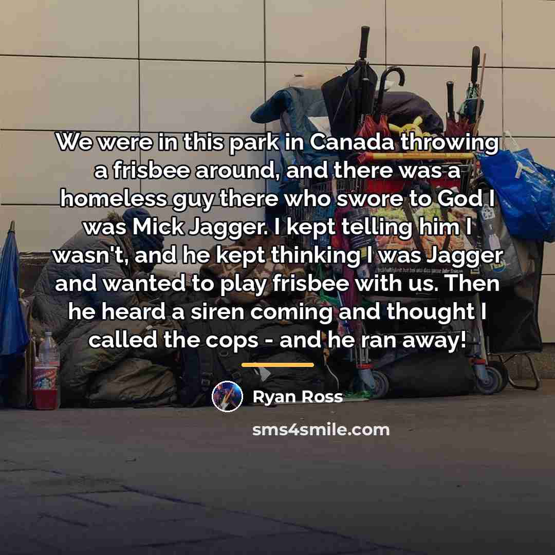 “We were in this park in Canada throwing a frisbee…” quote by Ryan Ross