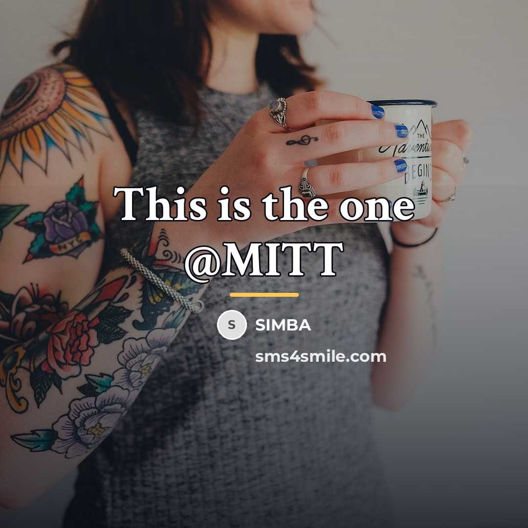 “This is the one @MITT…” quote by SIMBA
