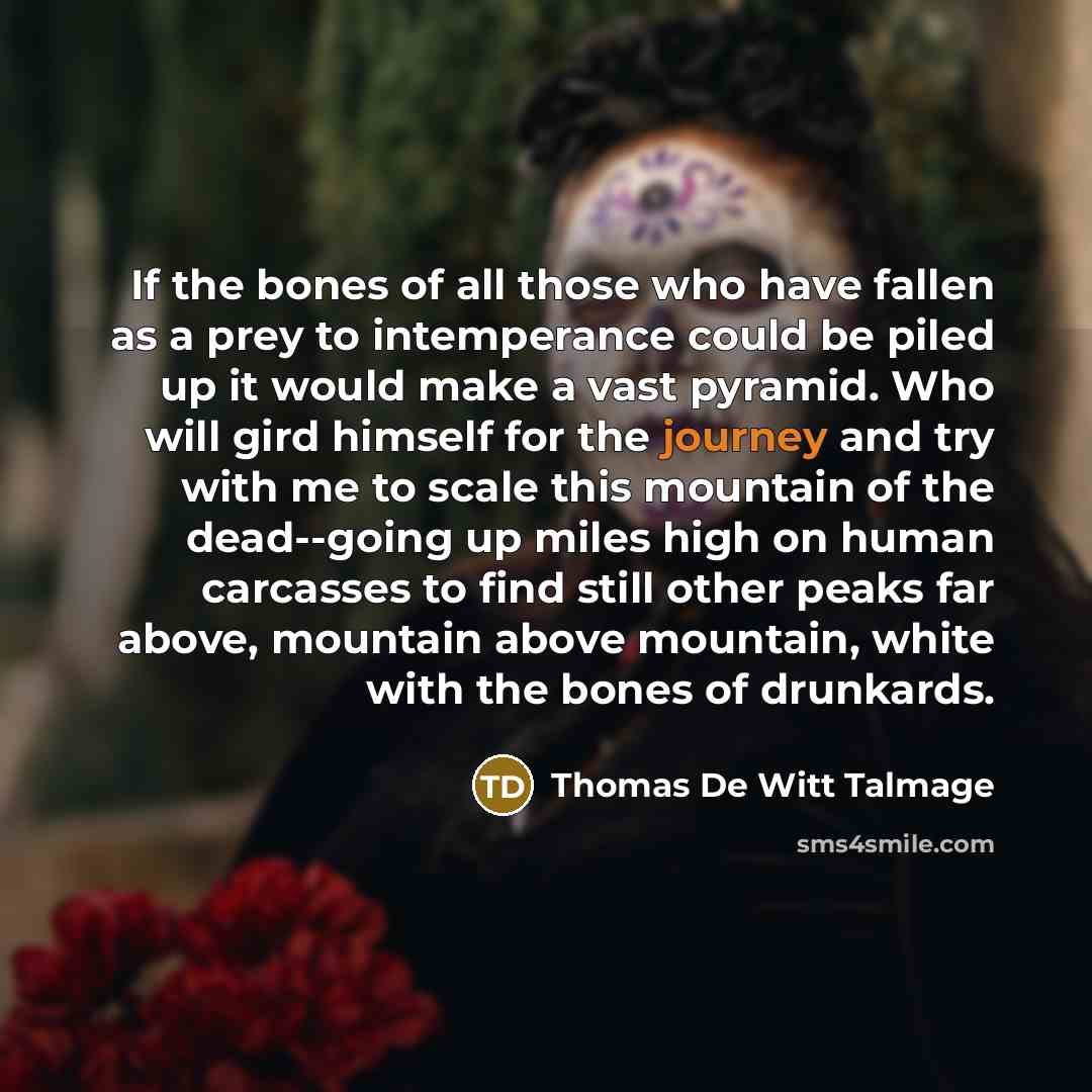 “If the bones of all those who have fallen as…” quote by Thomas De Witt Talmage