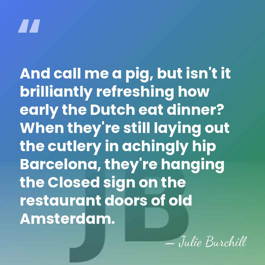 And call me a pig, but isn't it brilliantly refreshing how early&hellip; - Julie Burchill