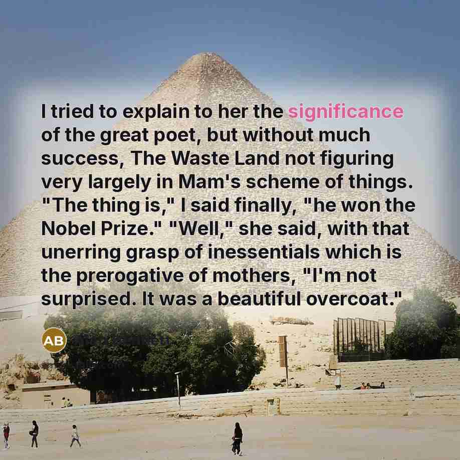 “I tried to explain to her the significance of the…” quote by Alan Bennett