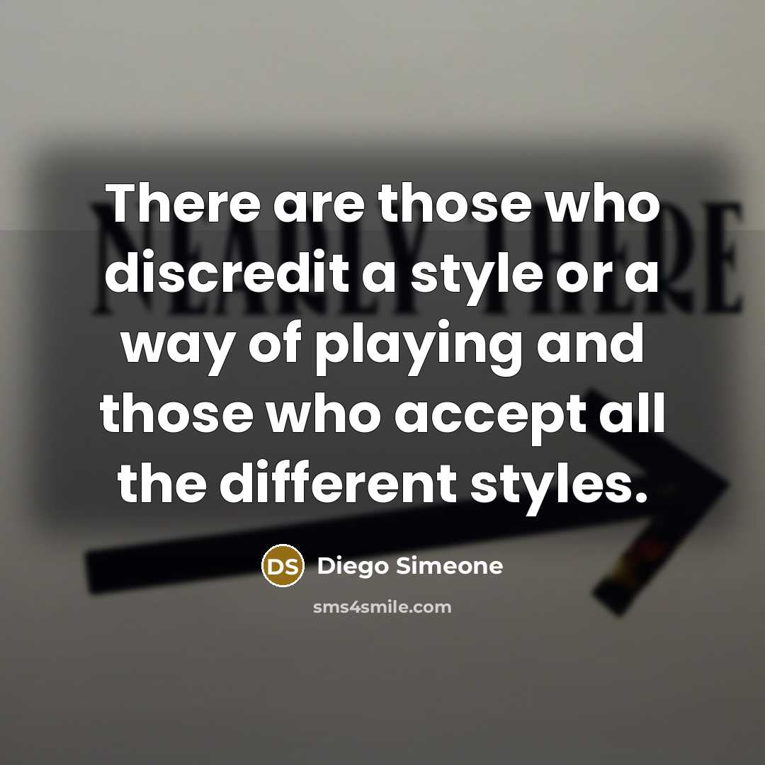 “There are those who discredit a style or a way…” quote by Diego Simeone