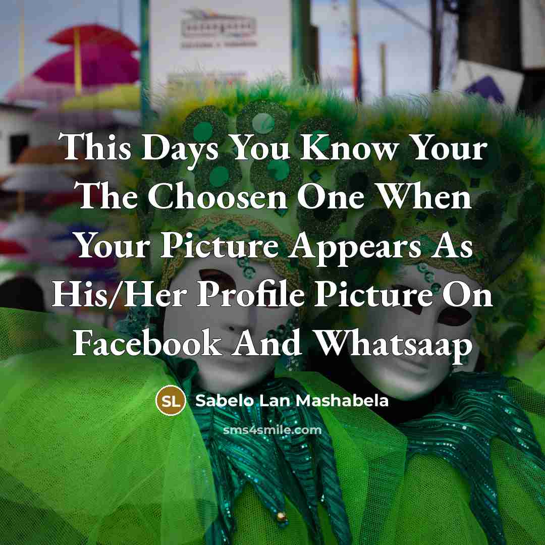 “This Days You Know Your The Choosen One When Your…” quote by Sabelo Lan Mashabela