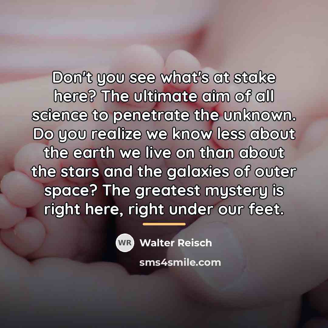 “Don't you see what's at stake here? The ultimate aim…” quote by Walter Reisch