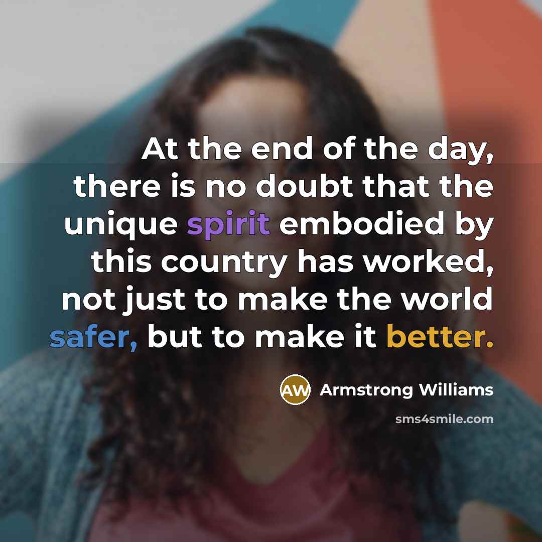 “At the end of the day, there is no doubt…” quote by Armstrong Williams