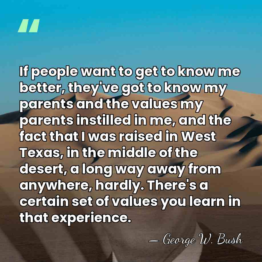 If people want to get to know me better, they've got to&hellip; - George W. Bush