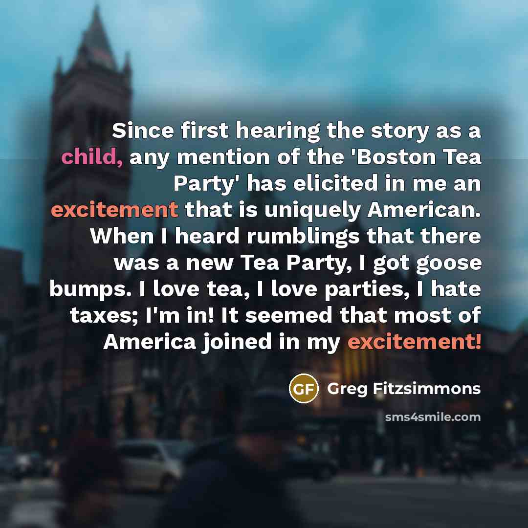 “Since first hearing the story as a child, any mention…” quote by Greg Fitzsimmons