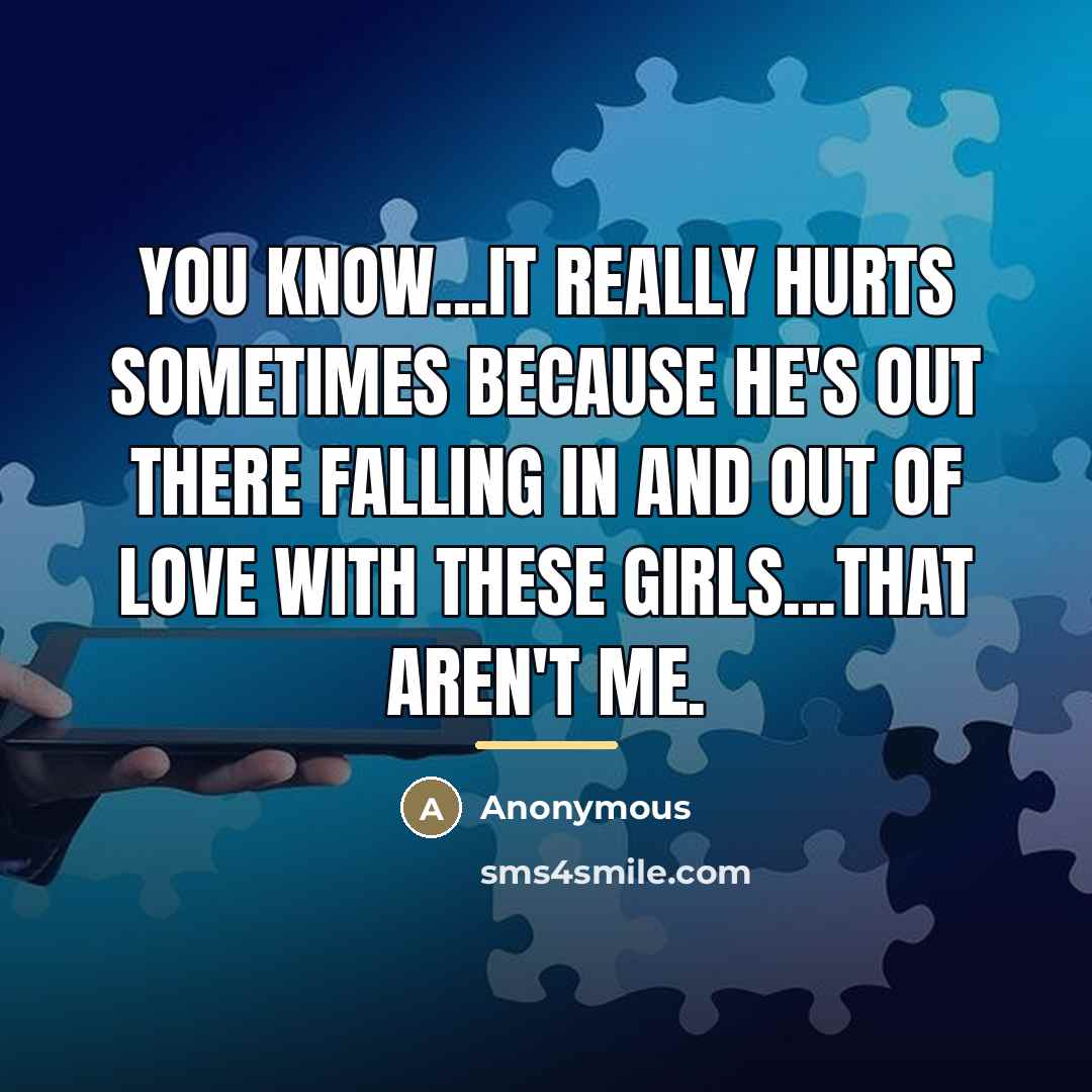 “You know...it really hurts sometimes because he's out there falling…” quote by Anonymous