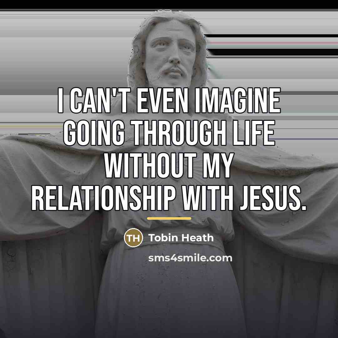 “I can't even imagine going through life without my relationship…” quote by Tobin Heath