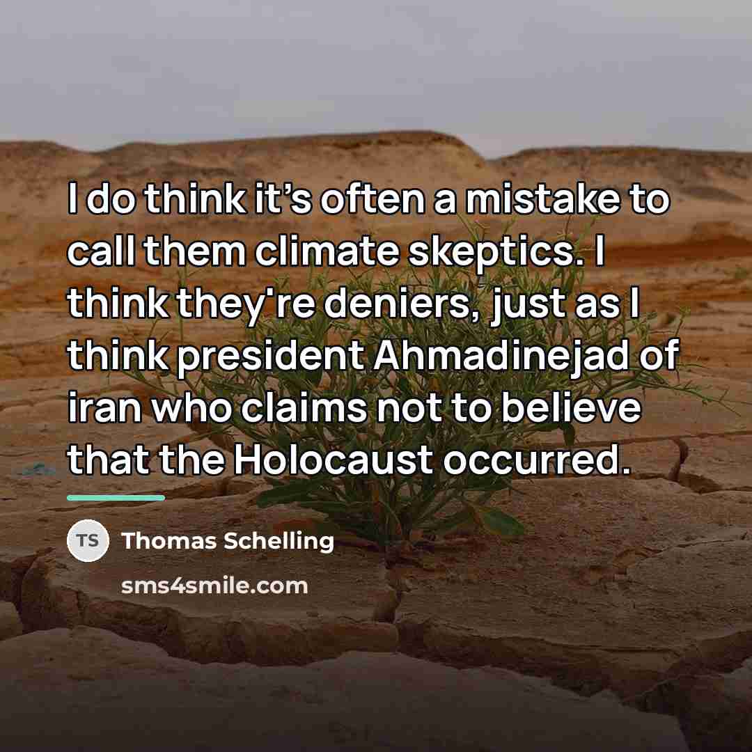“I do think it's often a mistake to call them…” quote by Thomas Schelling