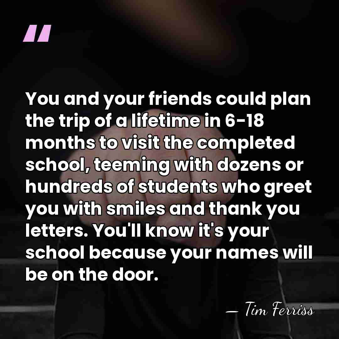You and your friends could plan the trip of a lifetime in&hellip; - Tim Ferriss