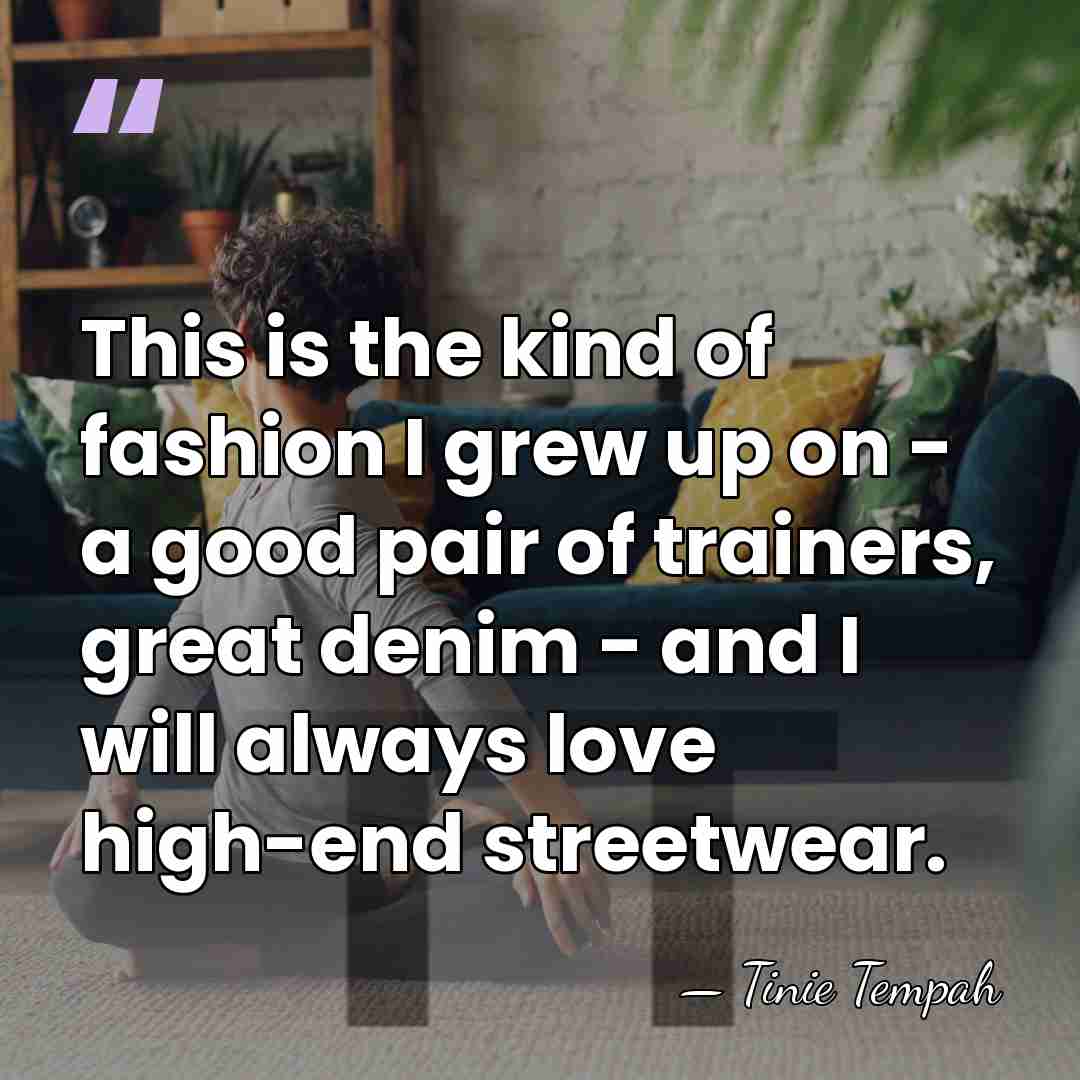 This is the kind of fashion I grew up on - a&hellip; - Tinie Tempah