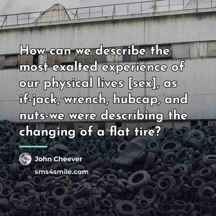 “How can we describe the most exalted experience of our…” quote by John Cheever