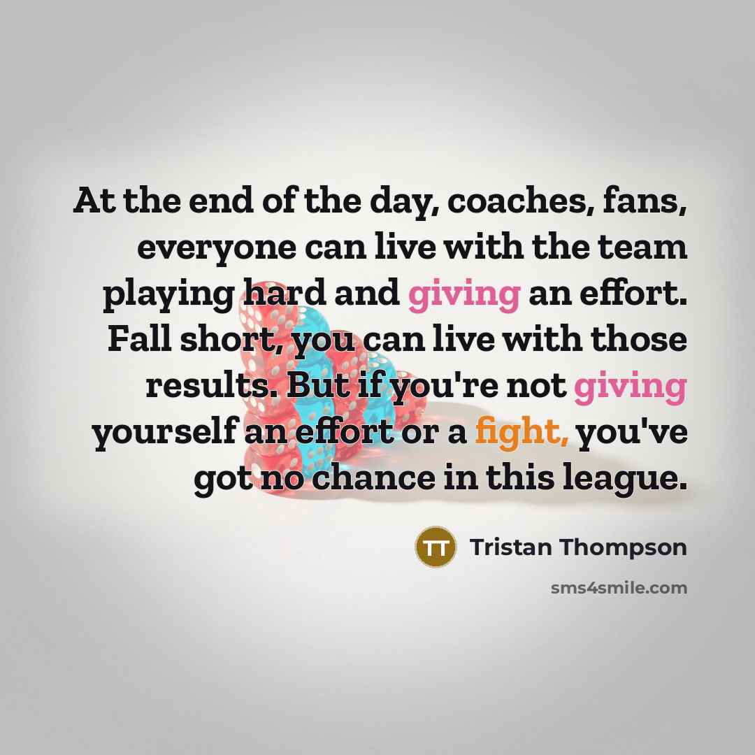 “At the end of the day, coaches, fans, everyone can…” quote by Tristan Thompson