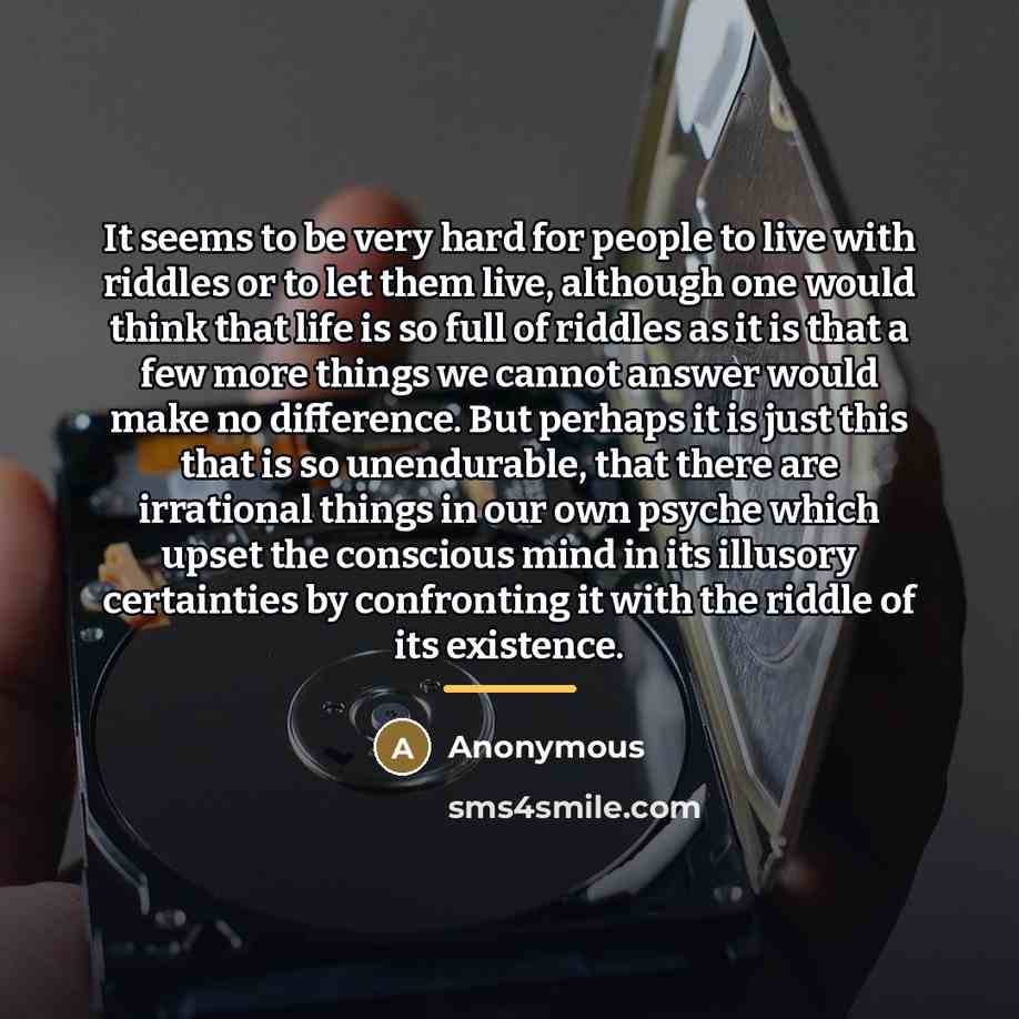 “It seems to be very hard for people to live…” quote by Anonymous