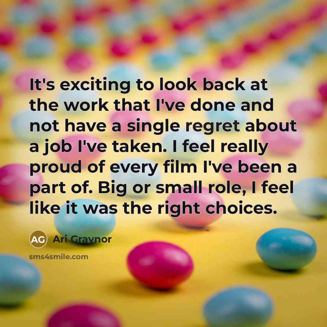 “It's exciting to look back at the work that I've…” quote by Ari Graynor