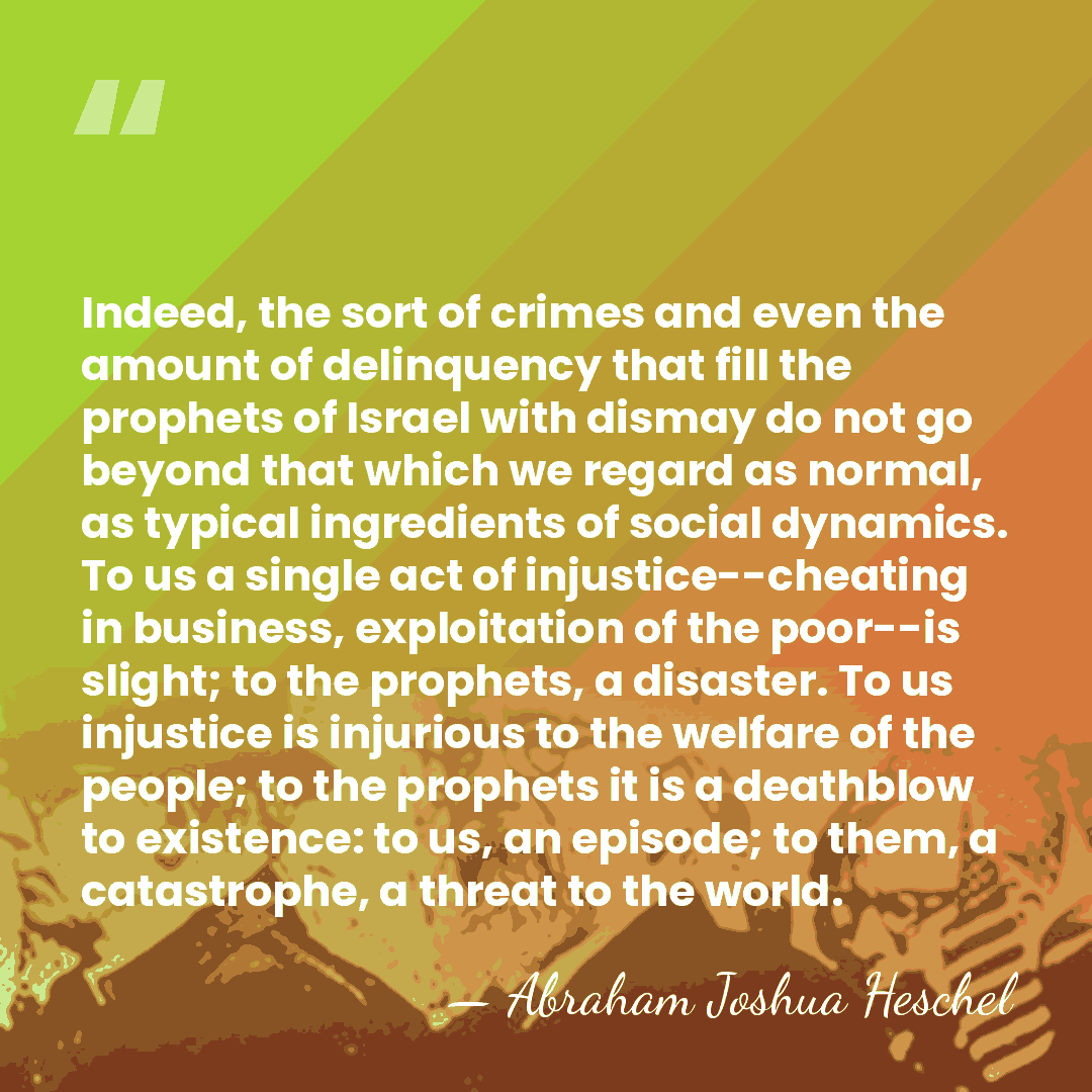 Indeed, the sort of crimes and even the amount of delinquency that&hellip; - Abraham Joshua Heschel