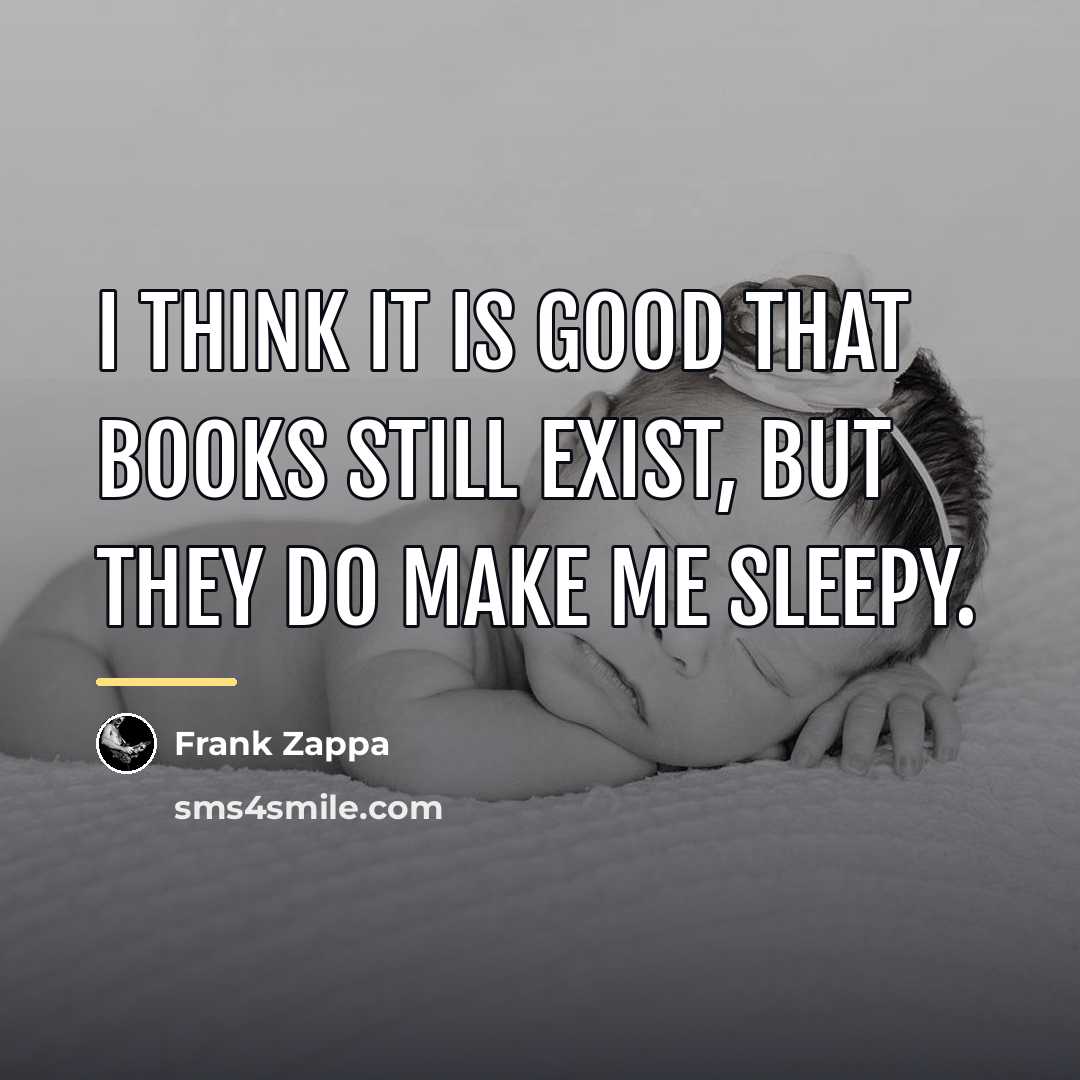 “I think it is good that books still exist, but…” quote by Frank Zappa