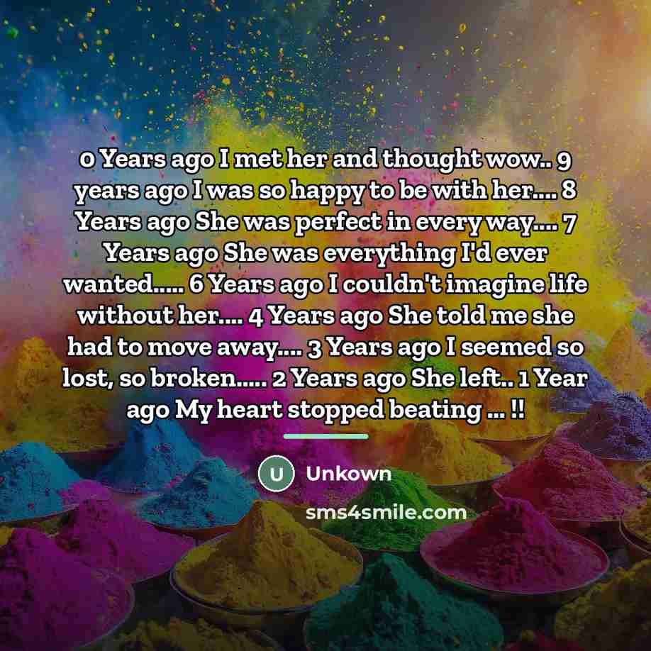 “0 Years ago I met her and thought wow.. 9…” quote by Unkown