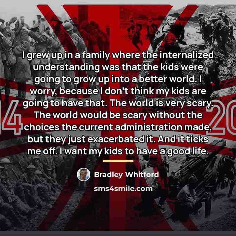 “I grew up in a family where the internalized understanding…” quote by Bradley Whitford