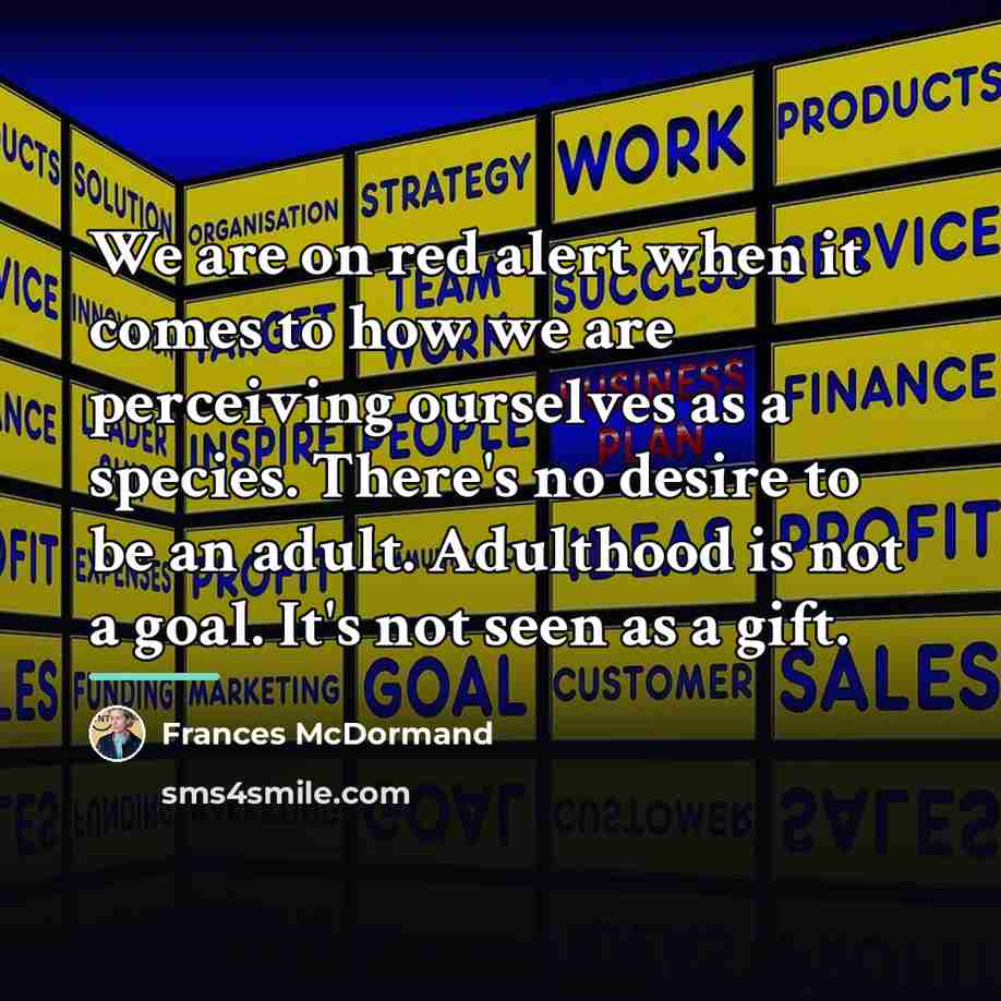 “We are on red alert when it comes to how…” quote by Frances McDormand