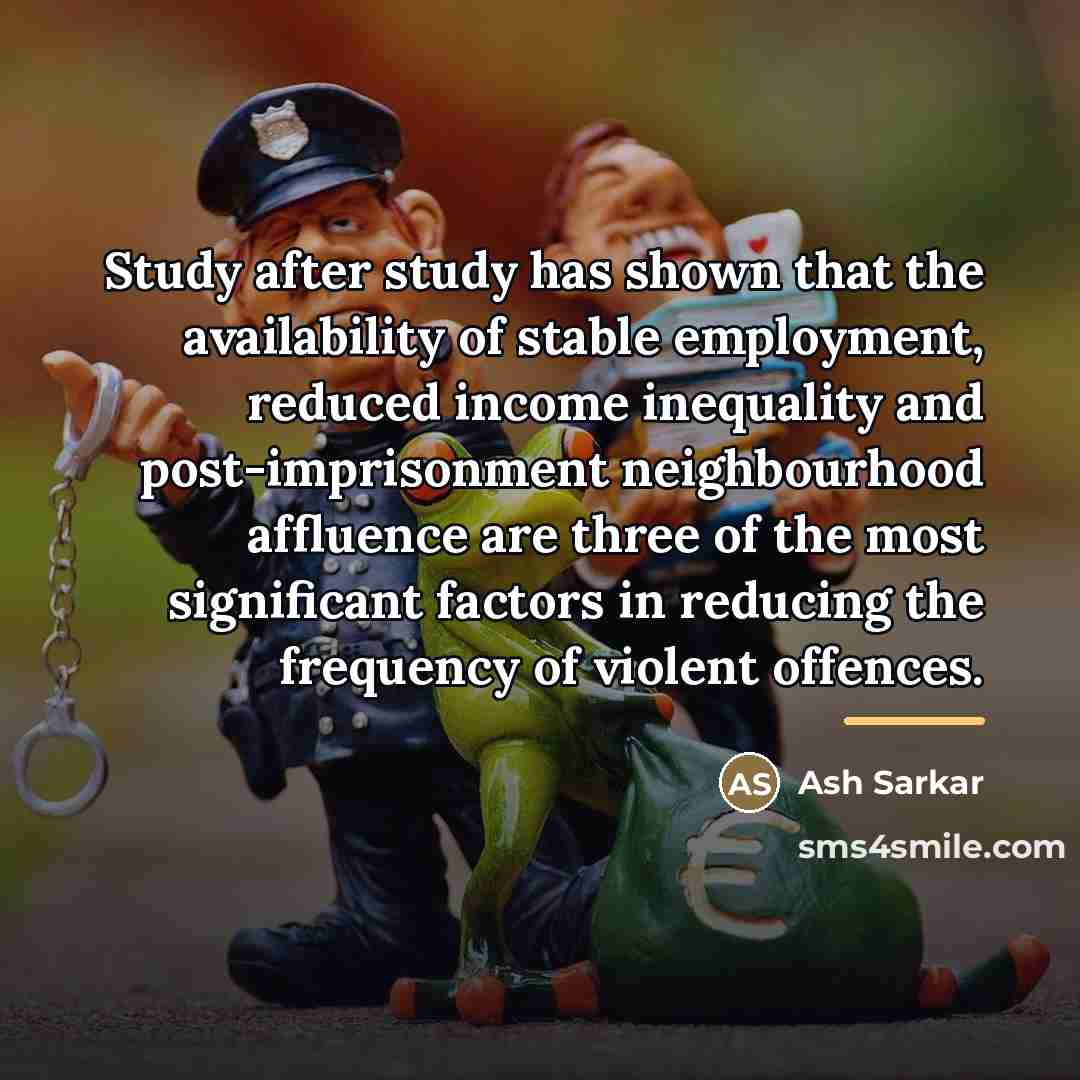 “Study after study has shown that the availability of stable…” quote by Ash Sarkar
