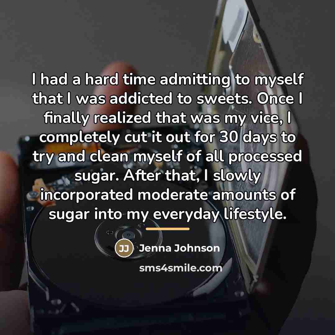 “I had a hard time admitting to myself that I…” quote by Jenna Johnson