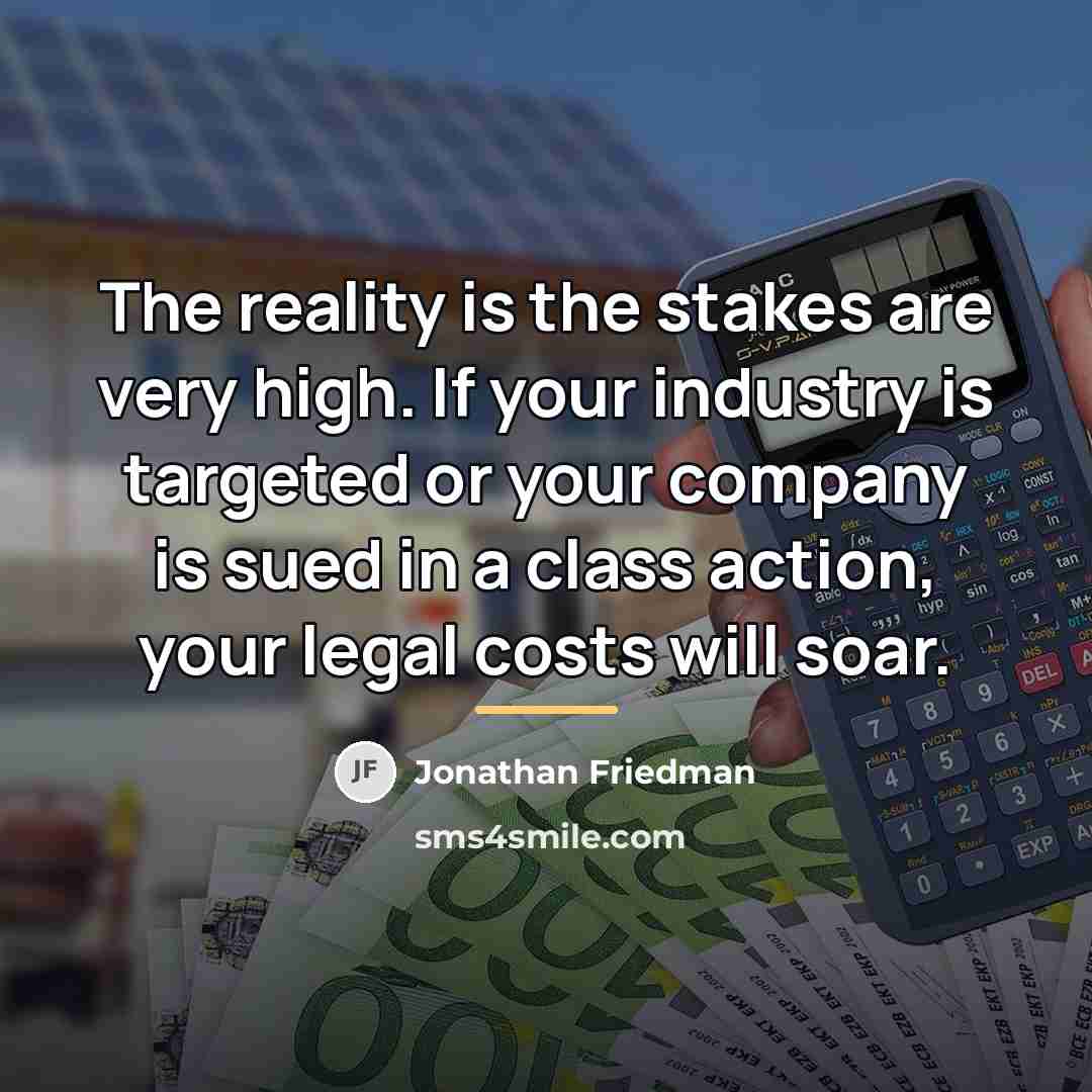 “The reality is the stakes are very high. If your…” quote by Jonathan Friedman
