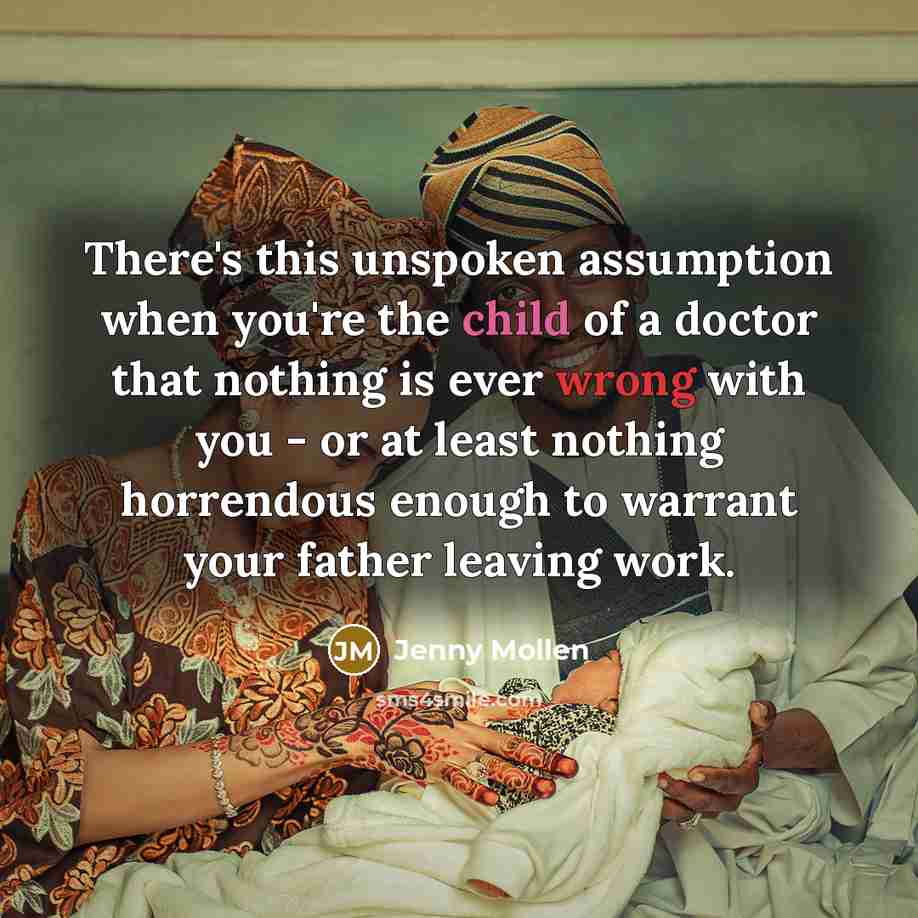 “There's this unspoken assumption when you're the child of a…” quote by Jenny Mollen