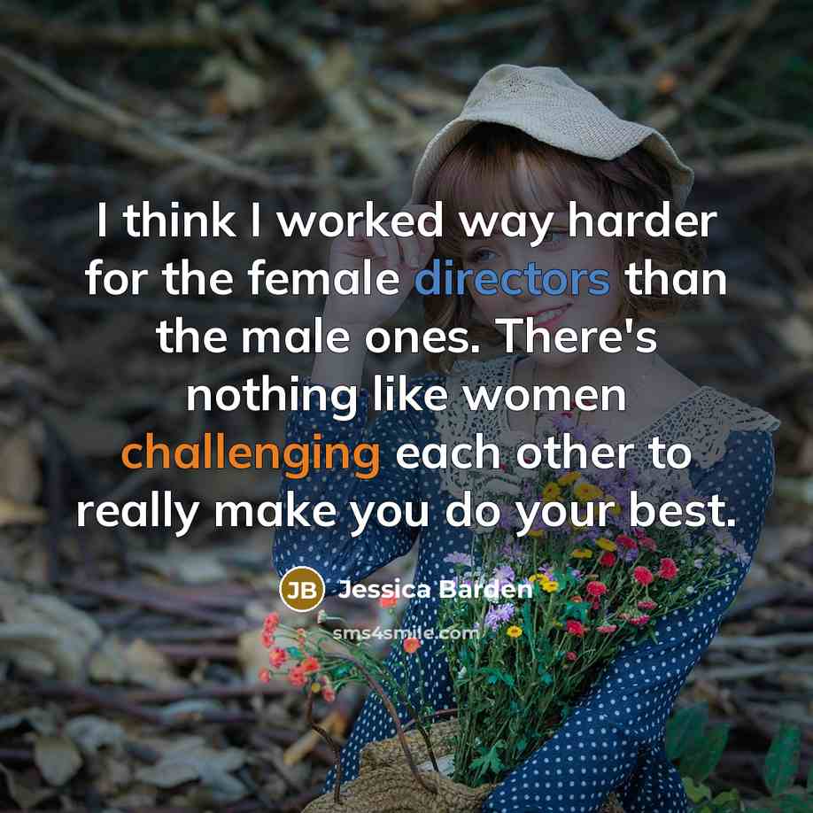 “I think I worked way harder for the female directors…” quote by Jessica Barden