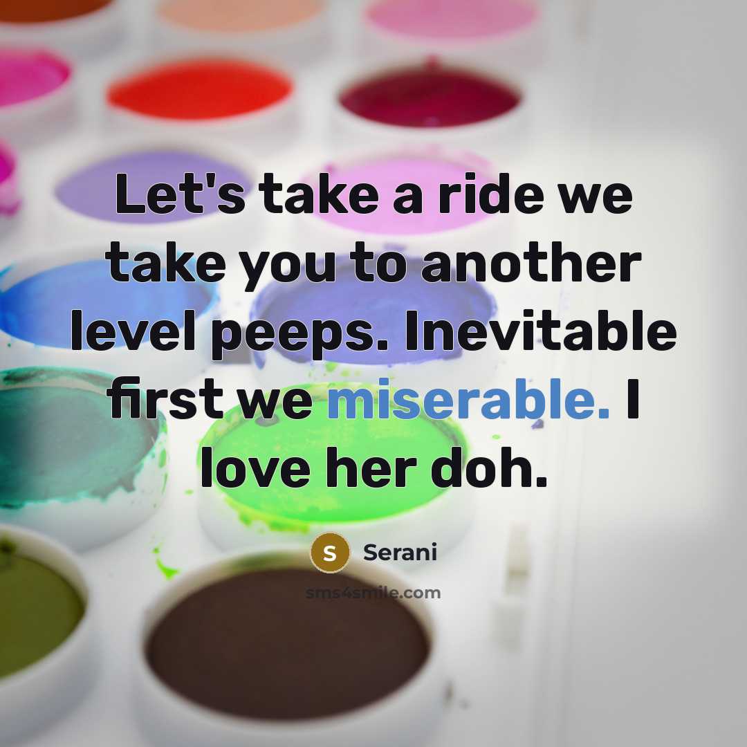 “Let's take a ride we take you to another level…” quote by Serani