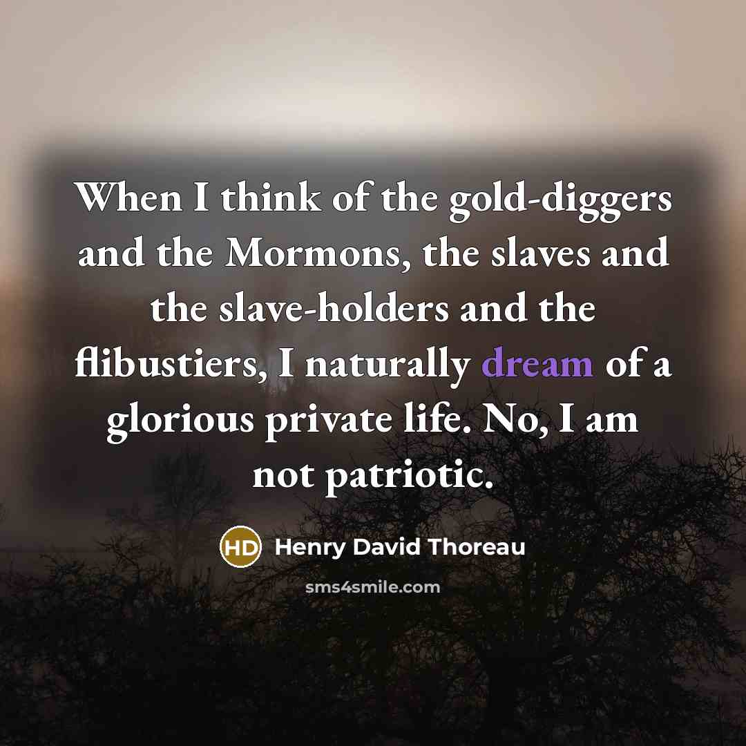 “When I think of the gold-diggers and the Mormons, the…” quote by Henry David Thoreau