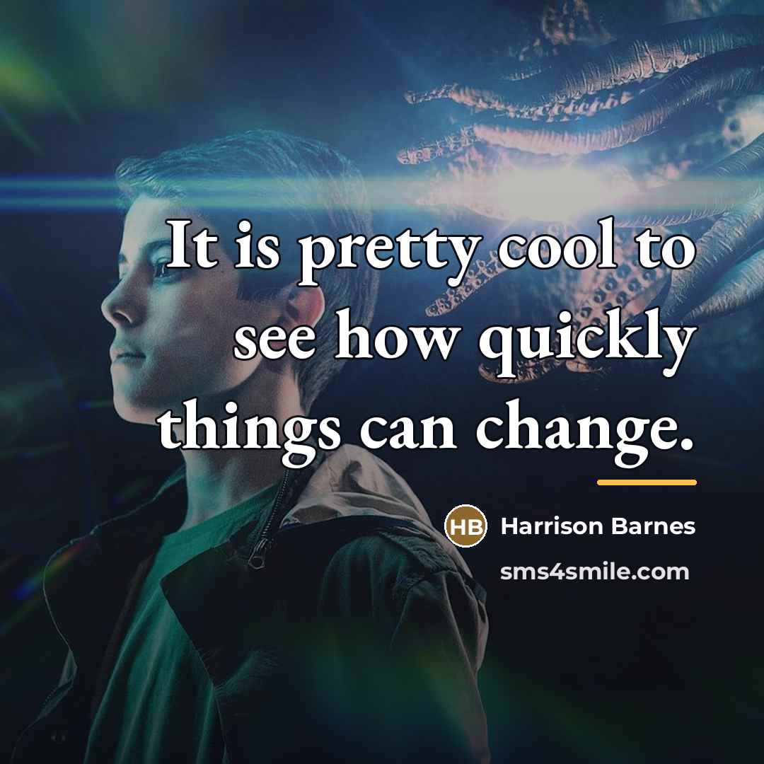 “It is pretty cool to see how quickly things can…” quote by Harrison Barnes
