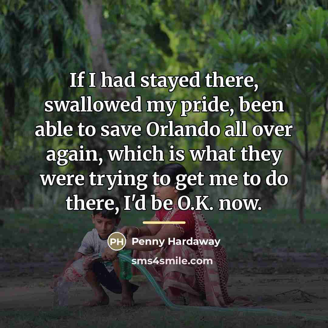 “If I had stayed there, swallowed my pride, been able…” quote by Penny Hardaway