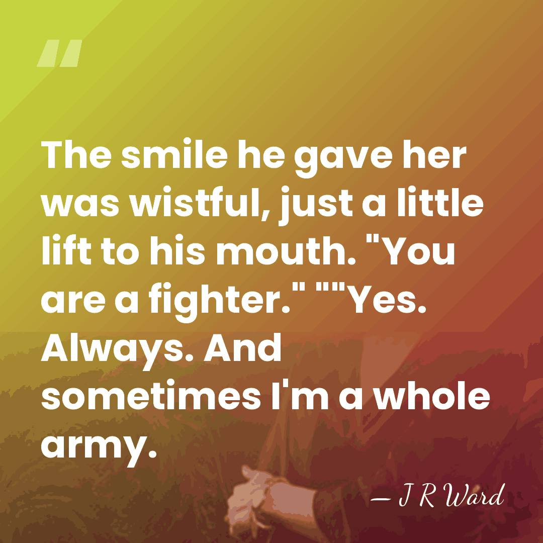 The smile he gave her was wistful, just a little lift to&hellip; - J R Ward