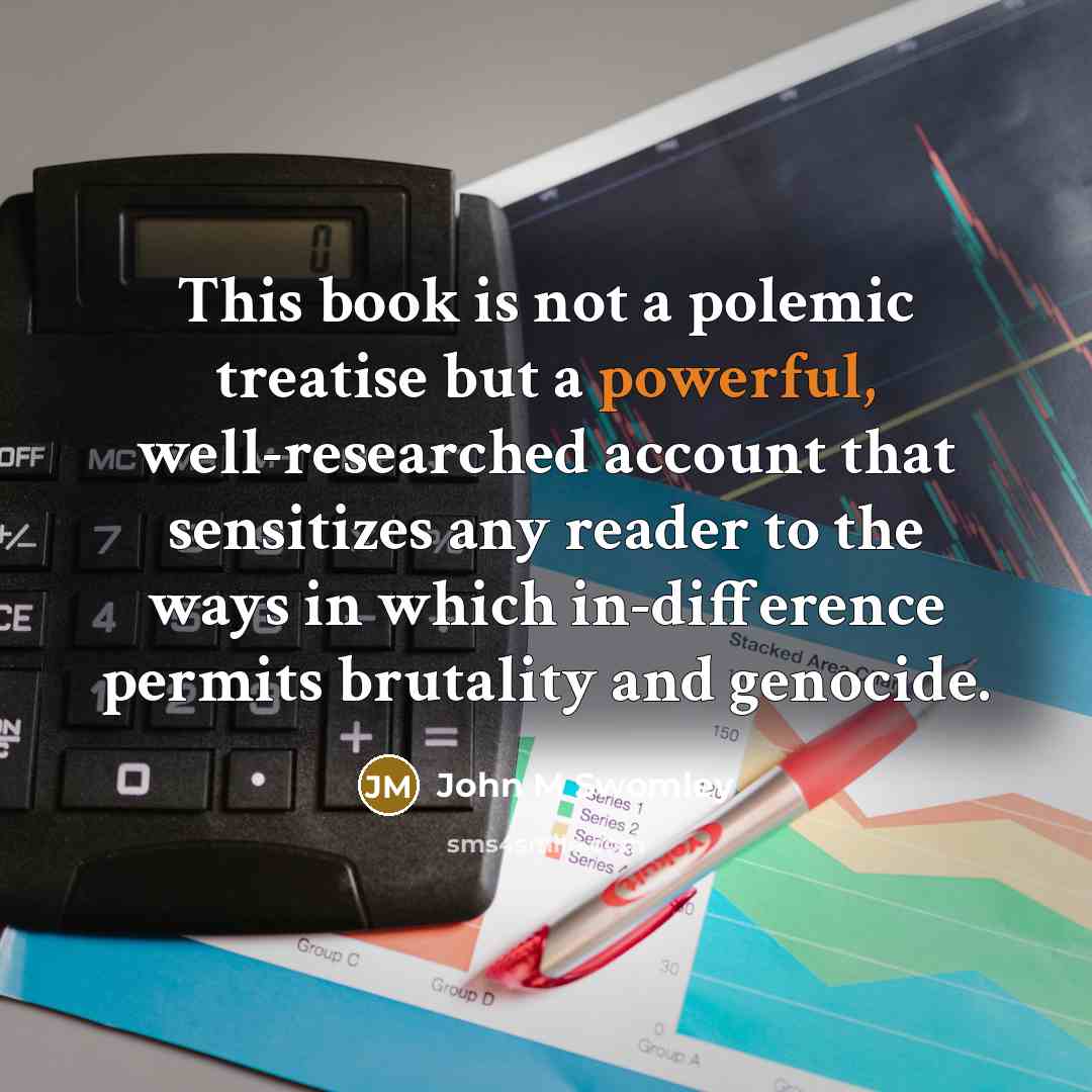 “This book is not a polemic treatise but a powerful,…” quote by John M Swomley