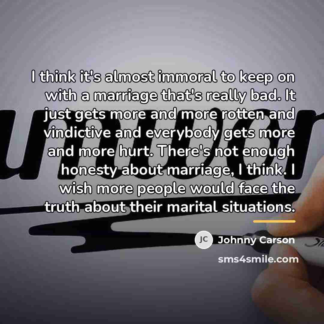 “I think it's almost immoral to keep on with a…” quote by Johnny Carson