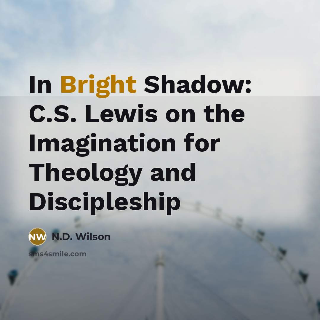 “In Bright Shadow: C.S. Lewis on the Imagination for Theology…” quote by N.D. Wilson