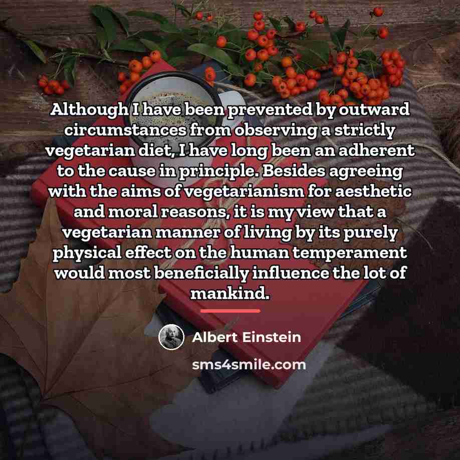 “Although I have been prevented by outward circumstances from observing…” quote by Albert Einstein