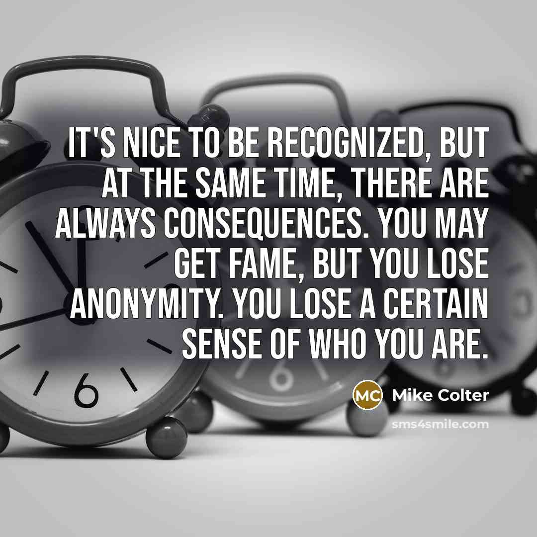 “It's nice to be recognized, but at the same time,…” quote by Mike Colter